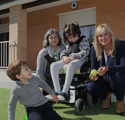 Reforma casa de Elsa y Mario, niños con ELA